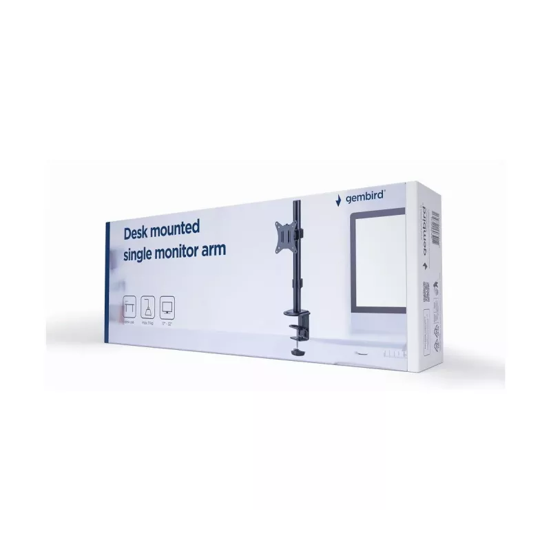 GEMBIRD lauale kinnitatav ühe monitori käsi, 17 inch-32 inch