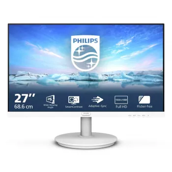 Monitor Philips V Line 271V8AW/00 27 tolli Full HD IPS LCD, 1920×1080, 75 Hz, 4 ms, 250 cd/m², VESA 100×100, kõlarid, HDMI ja VGA