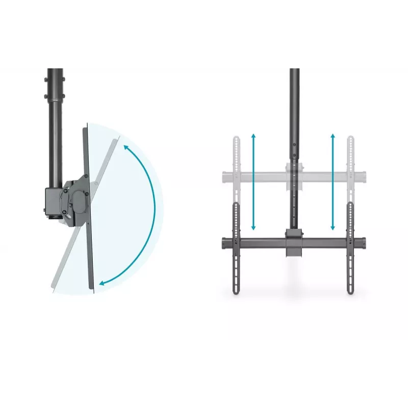 DIGITUS universaalne TV-laekinnitus 37-70 tolli 560-910 mm must