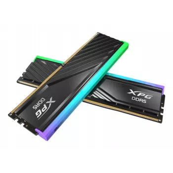 DIMM 32 GB DDR5-6000 (2x 16 GB) Dual-Kit, Arbeitsspeicher schwarz, AX5U6000C3016G-DTLABRBK, XPG Lancer Blade RGB, INTEL XMP, AMD EXPO