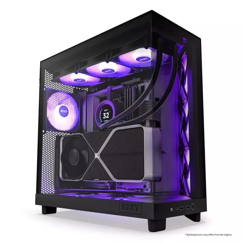 PC Case NZXT H6 Air Flow Midi Tower must