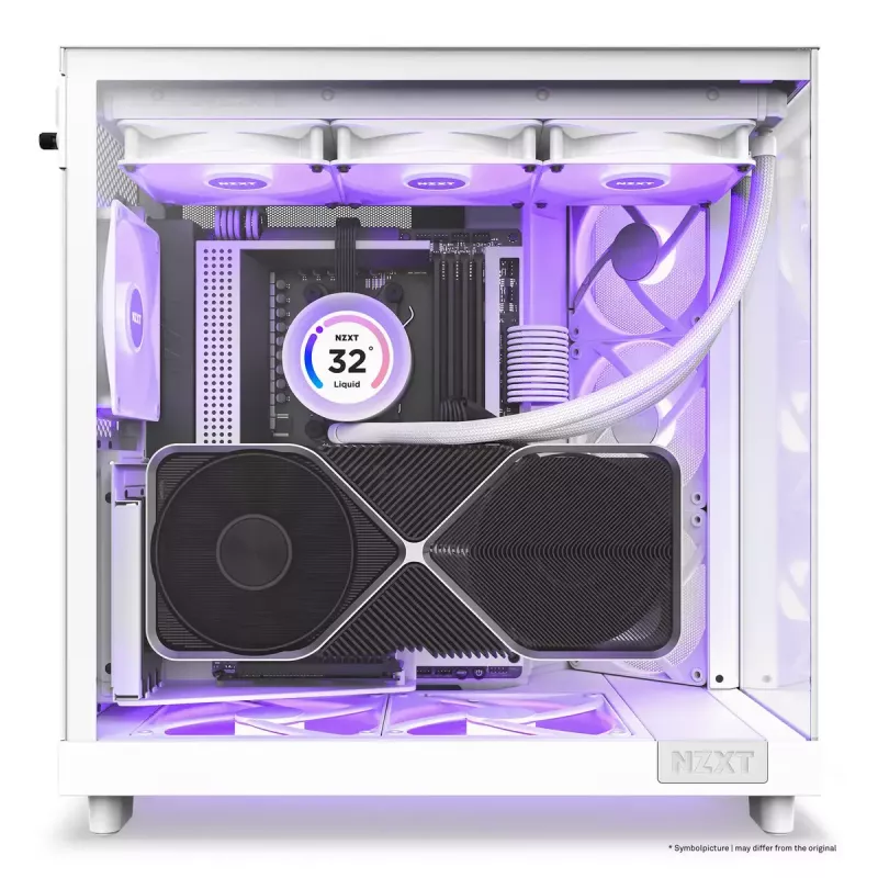 Arvutikorpus NZXT H6 Air Flow Midi Tower valge