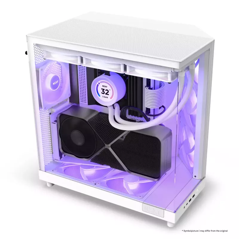 Arvutikorpus NZXT H6 Air Flow Midi Tower valge