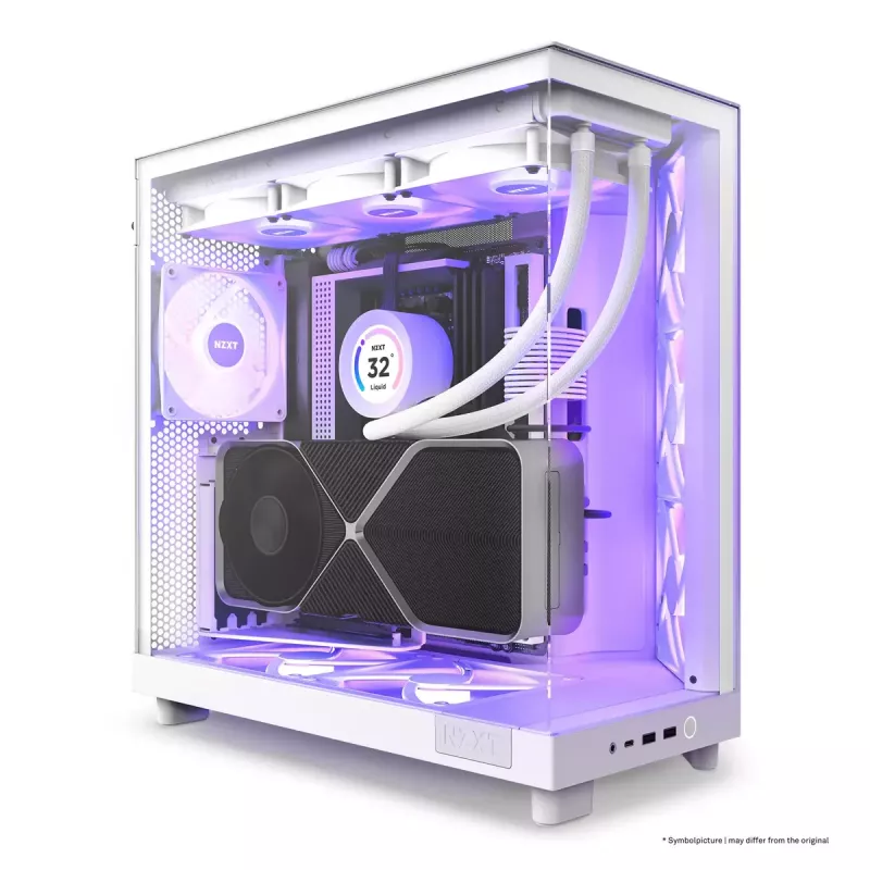 Arvutikorpus NZXT H6 Air Flow Midi Tower valge