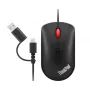 Lenovo 4Y51D20850 hiir kontor mõlemakäeline USB USB-C optiline 2400 DPI