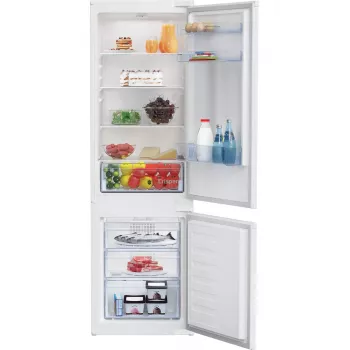 Sisseehitatav külmik-sügavkülmik BEKO BCHA275K41SN — 262 L kogumaht (193 L külmik, 69 L sügavkülmik), No Frost, parempoolne hing, valge