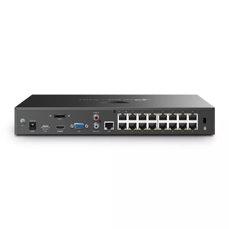 TP-Link VIGI NVR2016H-16P võrgusalvesti must