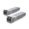 Võrgutransiiveri moodul UBIQUITI UACC-OM-MM-10G-D-2, 10 Gbit/s, multimoodne 850 nm, LC, 2 tk pakendis
