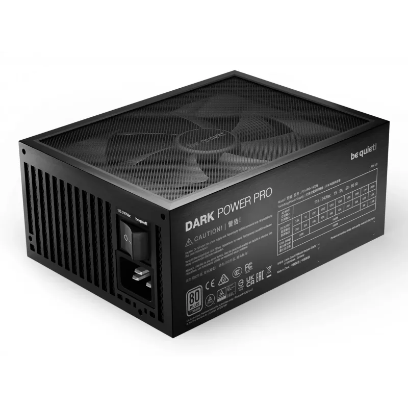 be quiet Dark Power Pro 13 | 1600W toiteplokk 20+4 pin ATX ATX Must