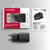 Seinalaadija Axagon ACU-PQ20 QC3.0 PD USB-C 20W Must