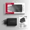 Axagon ACU-DPQ100 PD3.0 & QC 4+ KOLME VÄLJUNDIGA seinaklaadija 100W