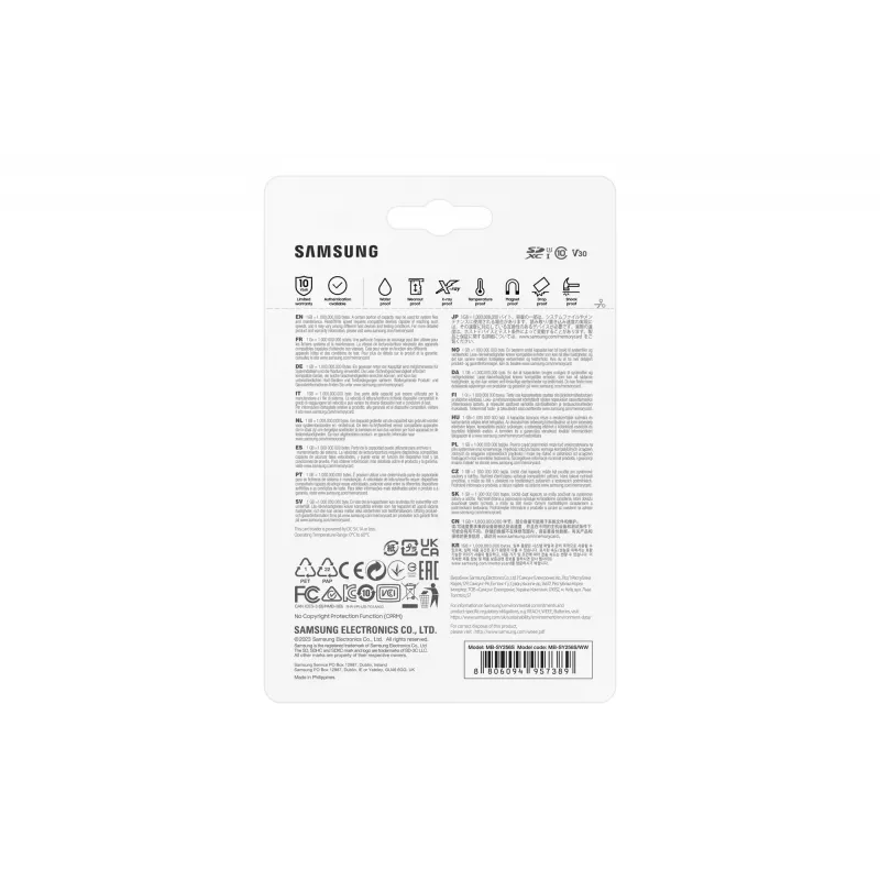 Välkmälu Samsung 256 GB SDXC UHS-I MB-SY256S