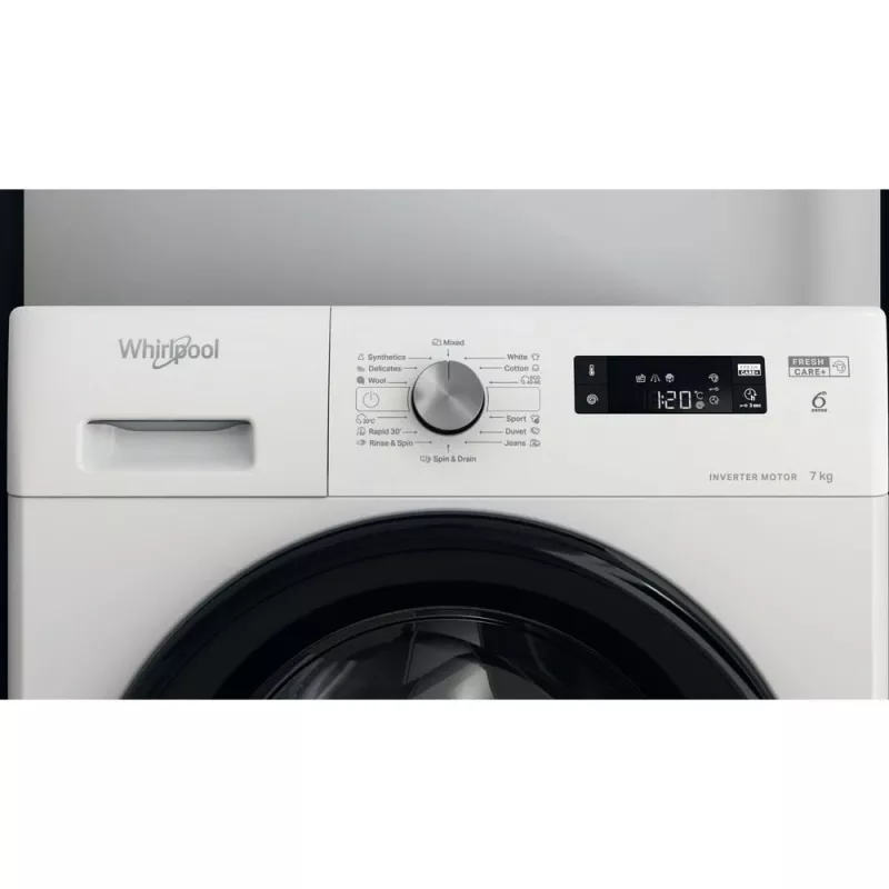Whirlpool FFS7259BEE pesumasin eestlaetav 7 kg 1151 p/min valge