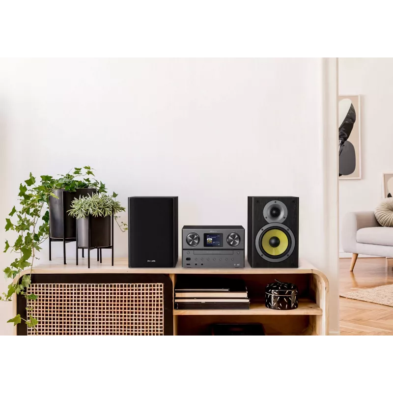 Philips TAM8905 muusikasüsteem internetiraadio, DAB+, Bluetoothi, CD, USB ja Spotify Connectiga