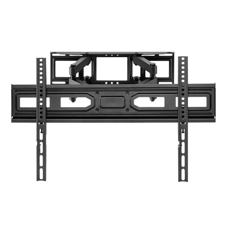 TV seinakinnitus MACLEAN MC-710N VESA kuni 600x400 mm, kallutatav +3°/−15°, max vahekaugus 35,5 cm, max ekraan 80 tolli, teras, must