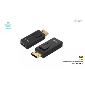 i-tec Passive DisplayPort HDMI-adapter (max 4K/30 Hz)