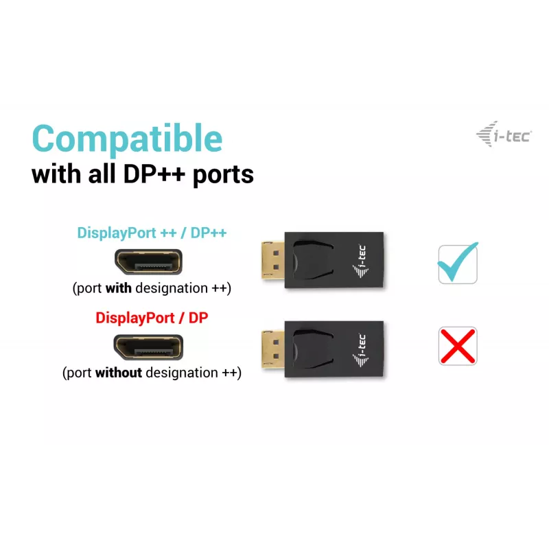 i-tec Passive DisplayPort HDMI-adapter (max 4K/30 Hz)