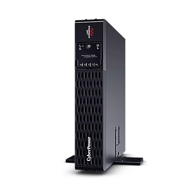 Katkematu toiteallikas CYBERPOWER PR1000ERT2U, 1 kVA (1000 W), Line-Interactive, 10x C13 pistikupesa, puhas siinus, Rack/Torn 2U