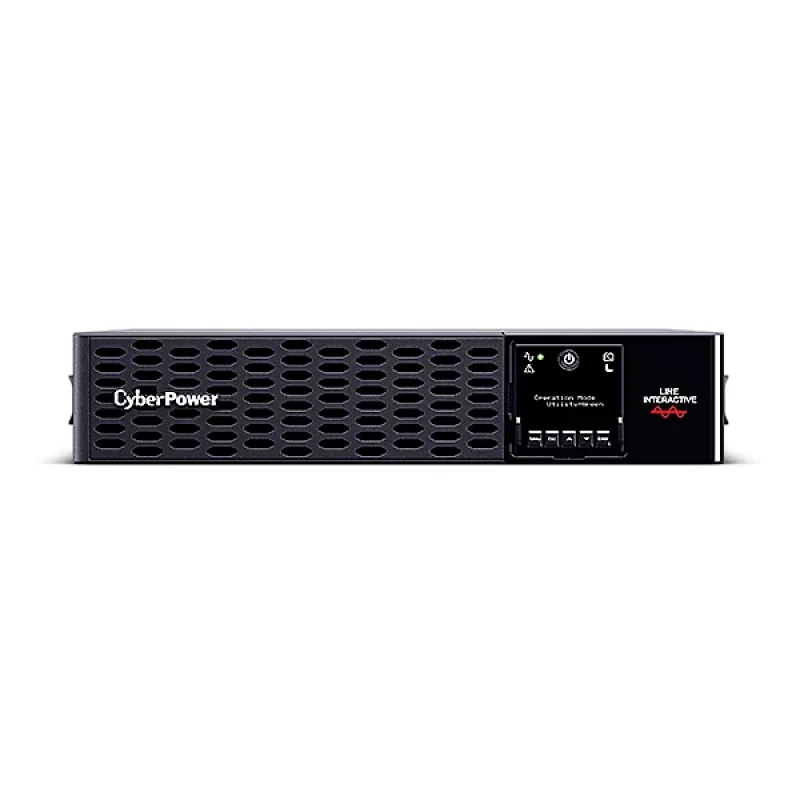 Katkematu toiteallikas CYBERPOWER PR1000ERT2U, 1 kVA (1000 W), Line-Interactive, 10x C13 pistikupesa, puhas siinus, Rack/Torn 2U