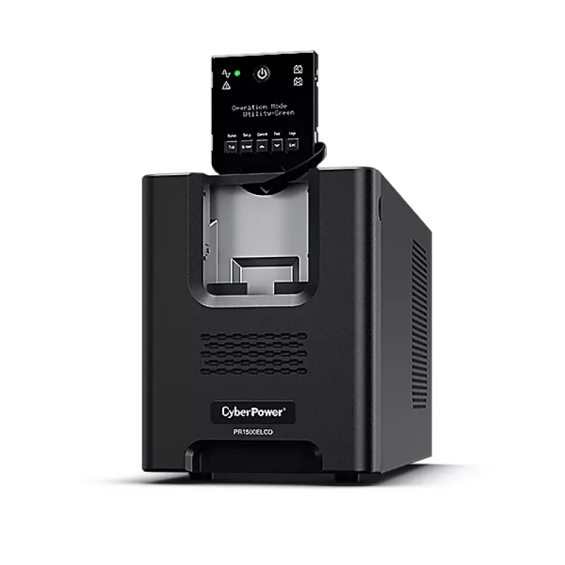 CyberPower PR1500ELCD katkematu toiteallikas (UPS) Line-Interactive 1,5 kVA 1350 W 8 vahelduvvoolu pistikupesa