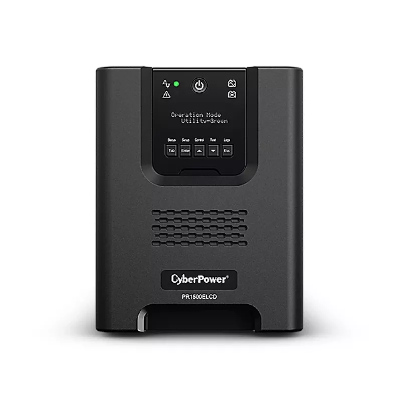 CyberPower PR1500ELCD katkematu toiteallikas (UPS) Line-Interactive 1,5 kVA 1350 W 8 vahelduvvoolu pistikupesa