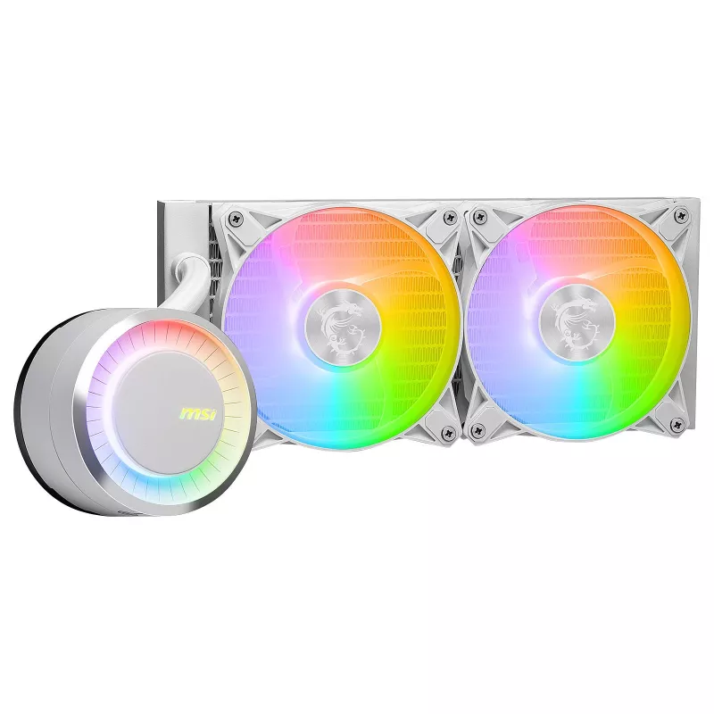 MSI MAG Coreliquid E240 Valge emaplaadi, protsessori vedelikjahutuskomplekt 12 cm