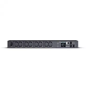 CyberPower PDU41004 toitejaotusseade (PDU) 8 vahelduvvoolupesa 1U Must