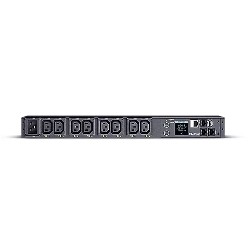 CyberPower PDU81005 toitejaotusseade (PDU) 8 vahelduvvoolu väljundit 1U must