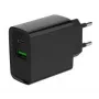 GEMBIRD USB kiirlaadija - Type A & C 2-pordiline 20W - Must