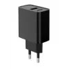 GEMBIRD USB kiirlaadija - Type A & C 2-pordiline 20W - Must