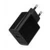 GEMBIRD USB kiirlaadija - Type A & C 2-pordiline 20W - Must