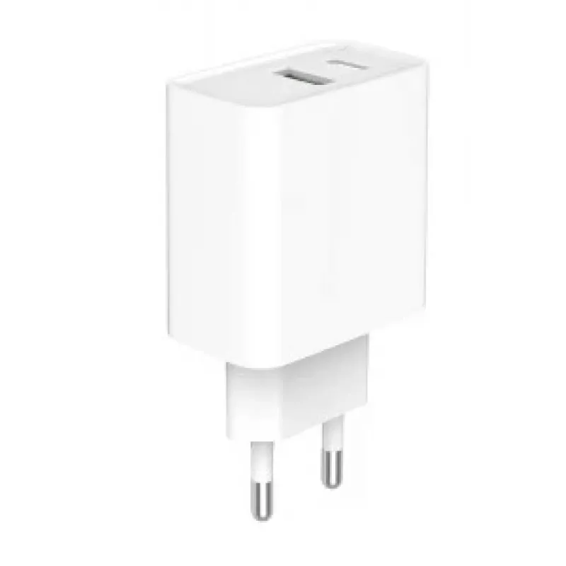 GEMBIRD USB kiirlaadija – 2 pordiga Type A ja C, 20 W – Valge