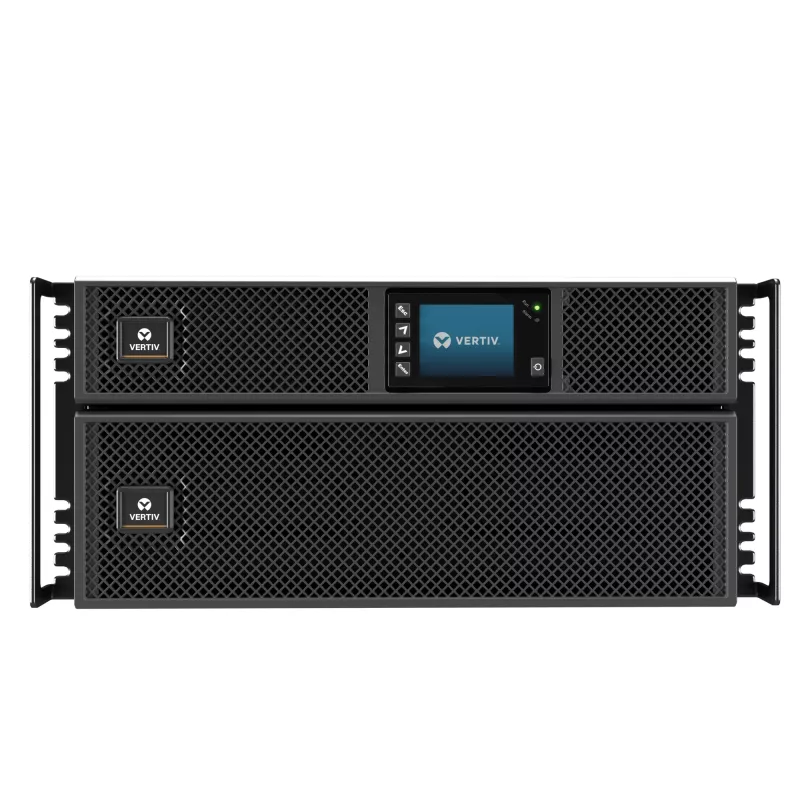 Vertiv Liebert GXT5 topeltveebipõhise muundamise UPS - 5000 VA/5000 W | 230 V | Koos riiulikinnituskomplekti ja Intellislot RDU101 sidekaardiga | GXT5-5000IRT5UXLN