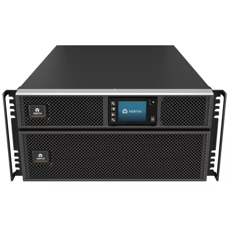 Vertiv Liebert GXT5 topeltveebipõhise muundamise UPS - 5000 VA/5000 W | 230 V | Koos riiulikinnituskomplekti ja Intellislot RDU101 sidekaardiga | GXT5-5000IRT5UXLN