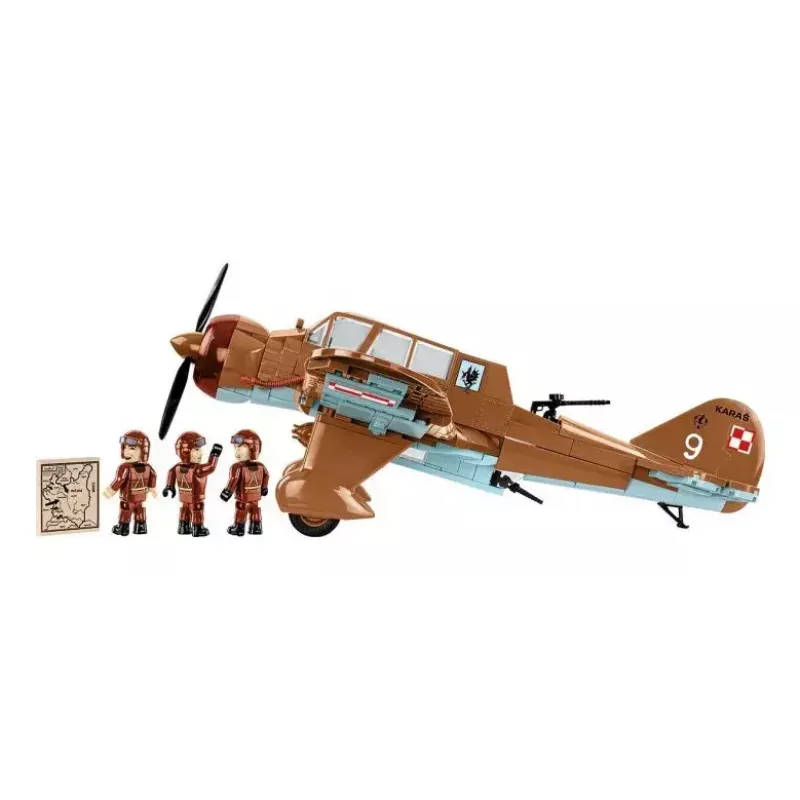 Ehituskomplekt Cobi PZL.23 Karaś 586 osa