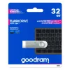 USB-mälupulk GOODRAM UNO3-0320S0R11 32 GB, USB Type-A, USB 3.2 Gen 1, metallist, ilma korgita, hõbedane