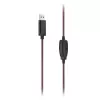Hama HS-USB400 V2 Headset Wired Head-band Office/Call center USB Type-A Must, Red