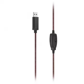 Hama HS-USB400 V2 Headset Wired Head-band Office/Call center USB Type-A Must, Red