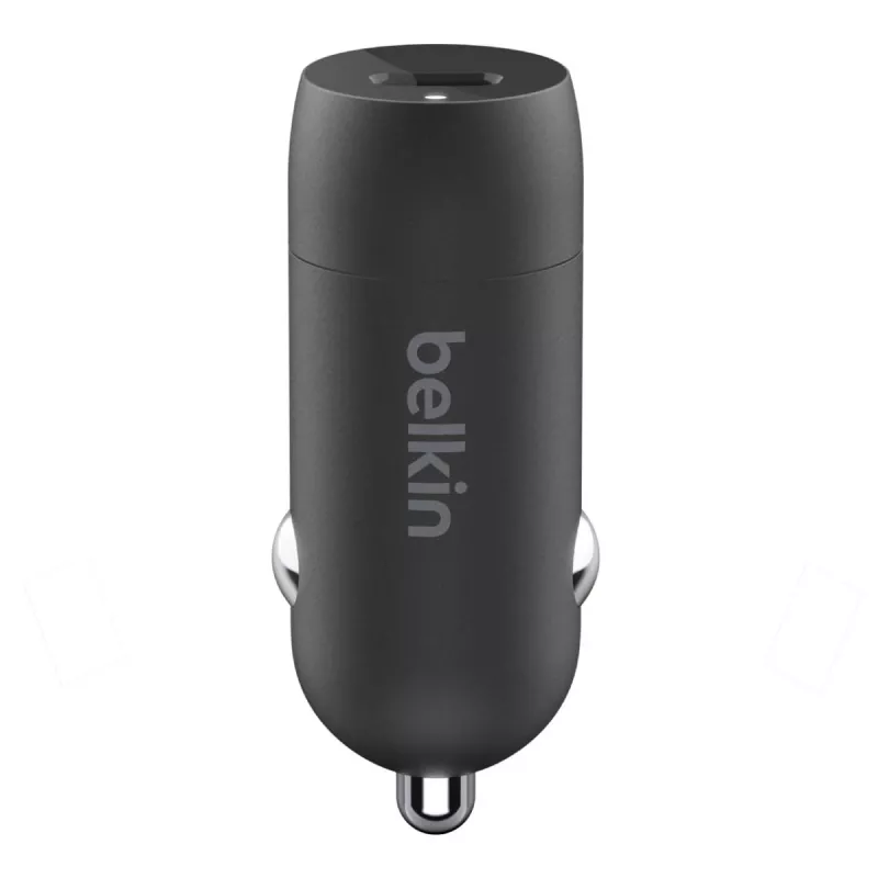 Belkin BoostCharge 30 W USB-C autolaadija kaabliga, must