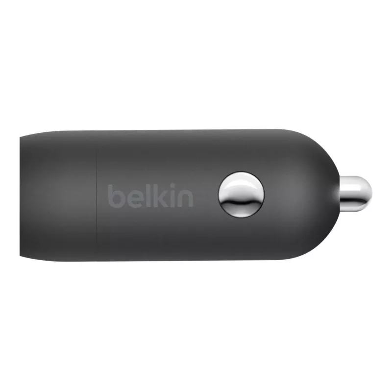 Belkin BoostCharge 30 W USB-C autolaadija kaabliga, must