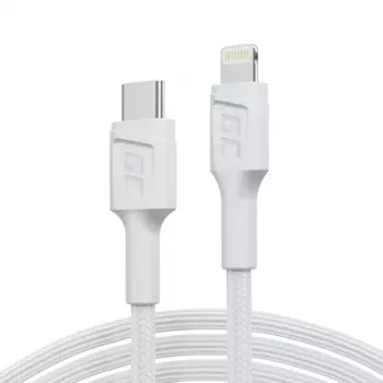 Kaabel roheline Cell Lightning USB‑C-le 1 m, 29 W, valge, andmeedastus 480 Mbps