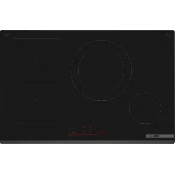 Bosch Serie 6 PVS831HB1E pliit Must Sisseehitatud 80 cm Tsoon-induktsioonpliit 4 tsoon(i)