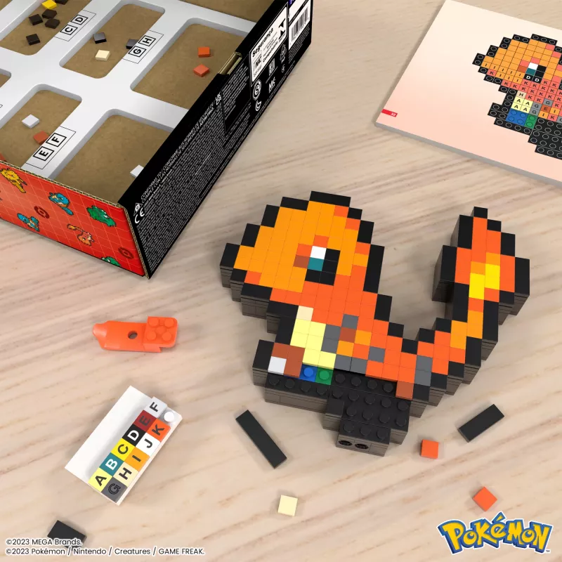 MEGA Pokémon Showcase Charmander, 13 a, Plastik, 484 g