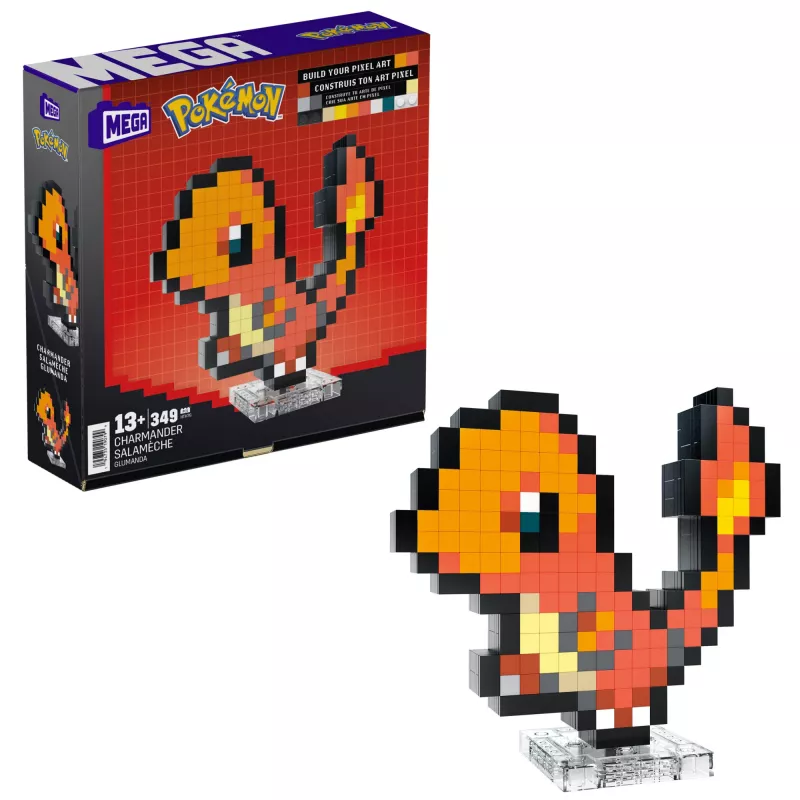 MEGA Pokémon Showcase Charmander, 13 a, Plastik, 484 g