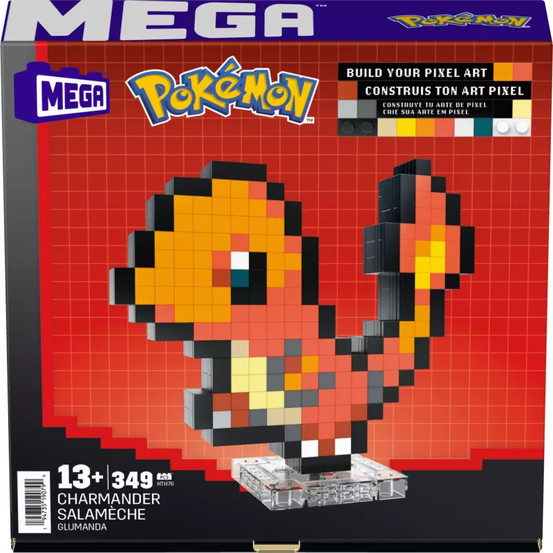 MEGA Pokémon Showcase Charmander, 13 a, Plastik, 484 g