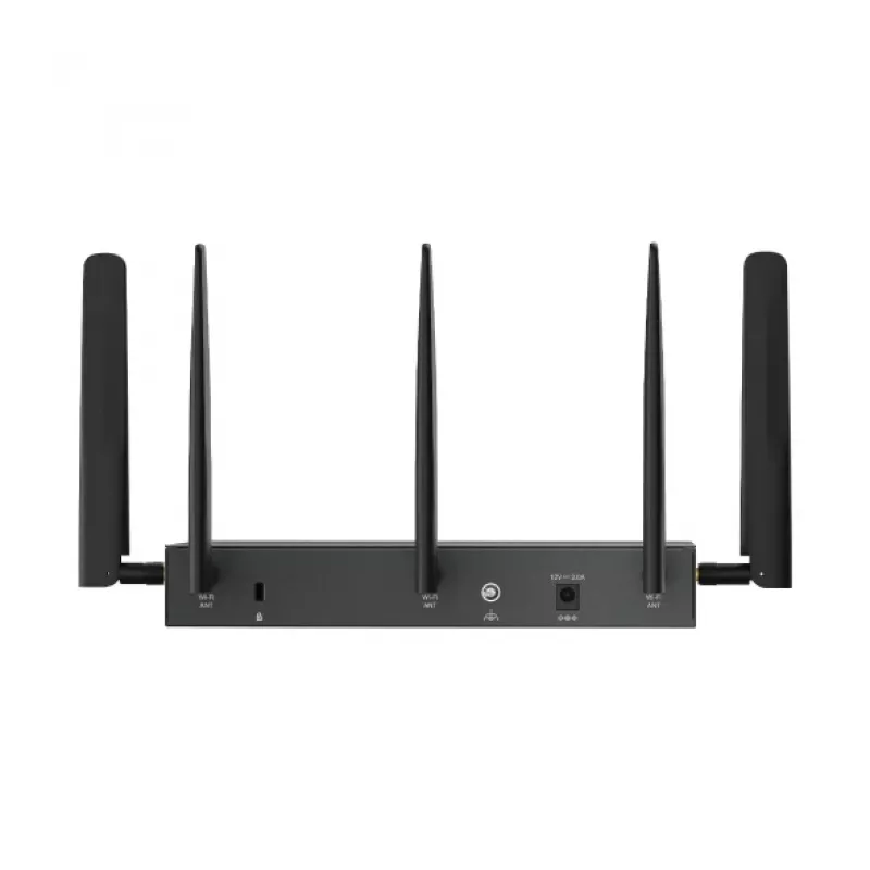 TP-Link Omada 4G+ Cat6 AX3000 Gigabit VPN ruuter, Wi-Fi 6 (802.11ax), kahesageduslik (2,4 GHz / 5 GHz), Ethernet LAN, 4G, must, laua-/postiruuter