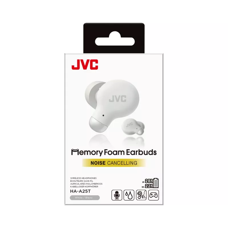 JVC HA-A25T kõrvaklapid True Wireless Stereo (TWS) kõrvasisesed Kõned/muusika Bluetooth Valge