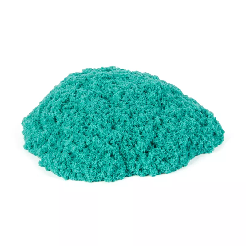 Kinetic Sand, Lossikohver 1 naela sinakasrohelise mänguliivaga, säilitusanum, sensoorsed mänguasjad lastele alates 3. eluaastast