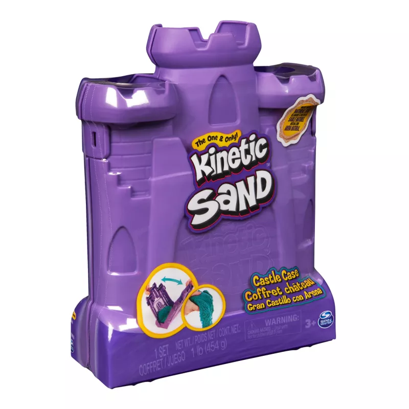 Kinetic Sand, Lossikohver 1 naela sinakasrohelise mänguliivaga, säilitusanum, sensoorsed mänguasjad lastele alates 3. eluaastast