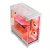 PC-korpus MODECOM Volcano SPACE APEX ARGB MIDI Tower Valge — teras, külgaken, ARGB ventilaatorid, USB-C